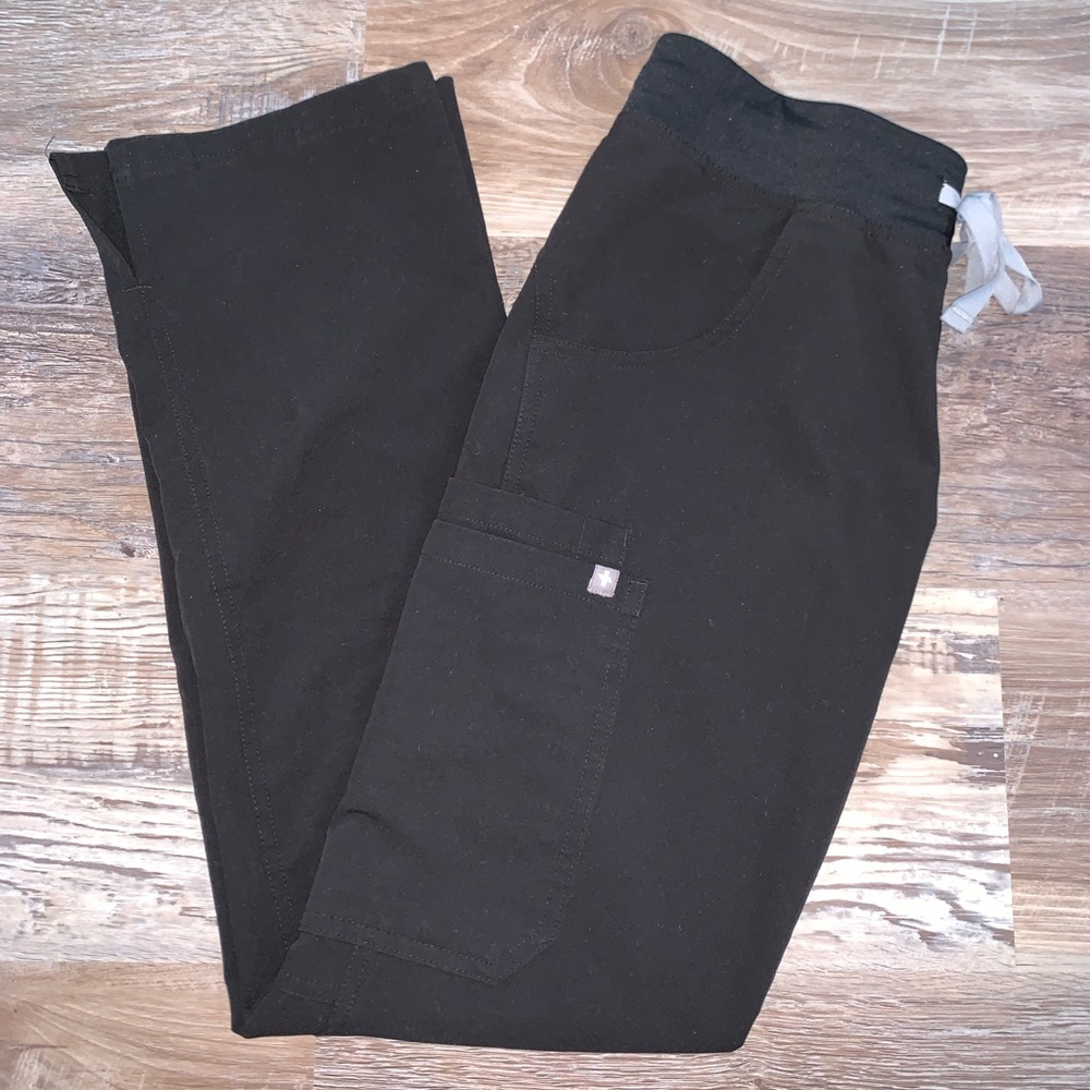 Figs- XXS Kade Black Bottoms